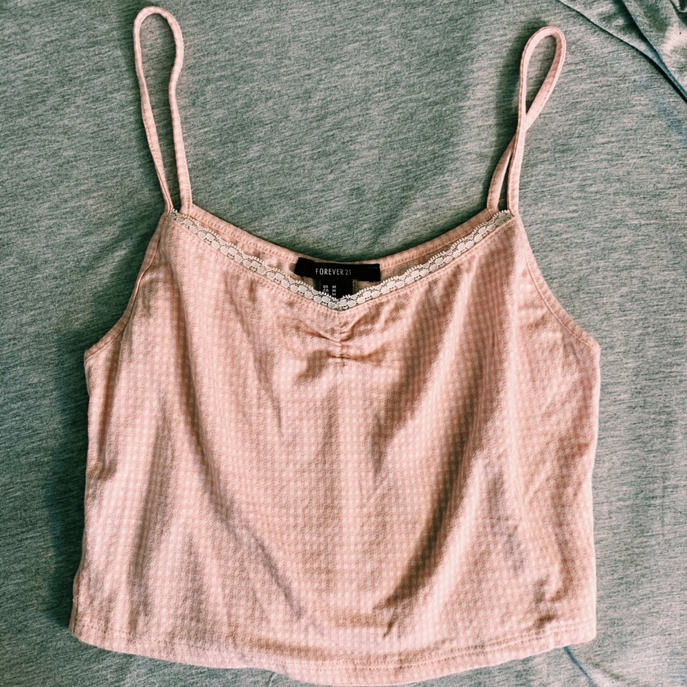 Pink & White Tank🤍💗